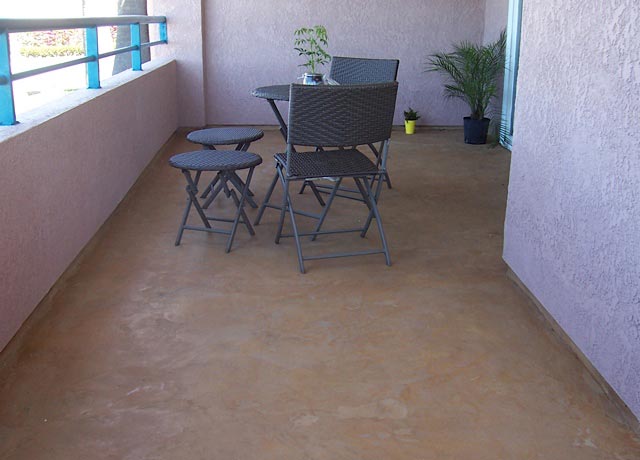 Patio Overlay Floor Concrete Coating